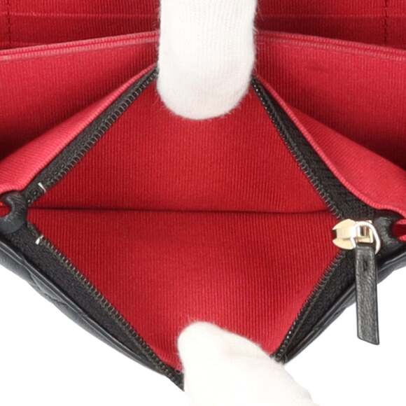 CHANEL Authentic Black Lambskin Leather Wallet - Picture 7 of 16